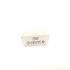 Houten planter spaanhout white Merry Christmas rechthoek 24x14 H10 B20x10cm