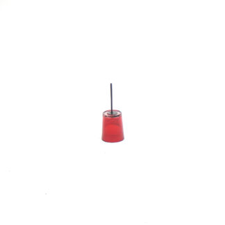 Glascup rood op steker 7,5cm (14)