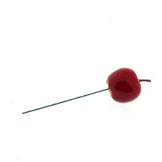 Appel D3,5cm rood op steker 9cm