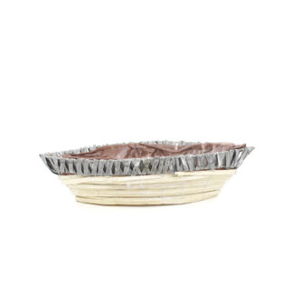 Mand grijs wit boot 38x14 H9 B26x9cm