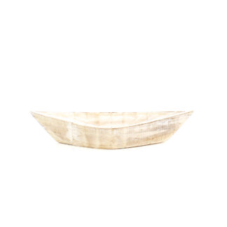 Houten boot licht bruin 56x17 H11,5cm