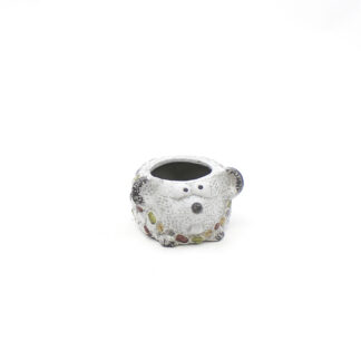 Keramiek muis grijs 16x16 H10 ES9cm