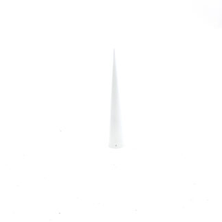 Metalen punt wit H25cm