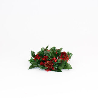 Krans rood D23cm (8)