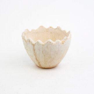 Keramiek ei schaal/staand D18 H13 B8cm