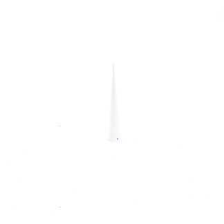 Metalen punt wit H20cm