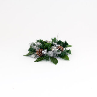 Krans zilver D23cm (8)