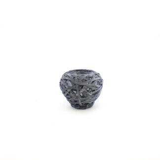 Bal spaanhout grijs D19 (gat 12,5) H15 B11cm (LET OP 098307 OP DOOS)