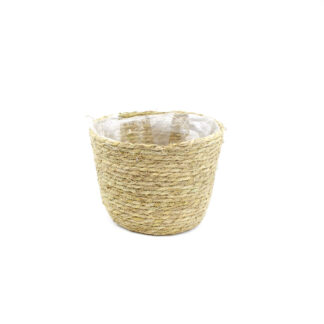 Mand gras naturel rond D24 H18cm