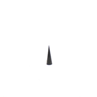Metalen punt zwart H15cm