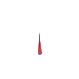 Metalen punt rood H20cm