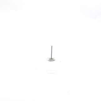 Ronde glas ei helder D6 H8 op steker 7,5cm