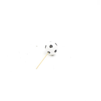 Voetbal D6cm op steker 9cm