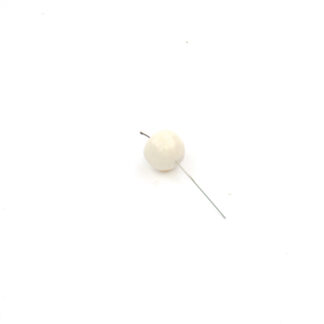 Appel wit D4,5cm op steker 8cm