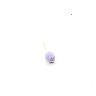 Ei 3x5cm pastel lila/paars op steker 9cm