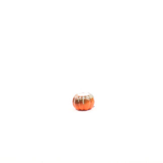 Pompoen bak oranje mat D10,5cm met gat 5cm