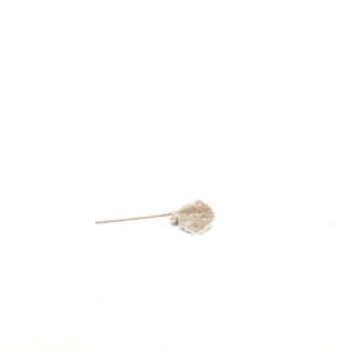 Paddenstoel spons wit washed op stok 10cm