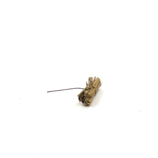 Bundel bananenblad naturel/licht-bruin 8x3 op steker 8cm