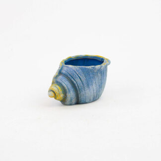 Keramiek schelp blauw 18x11,5 ES9cm