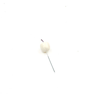 Appel wit D3,5cm op steker 8cm